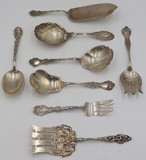 STERLING. Grouping of Assorted Sterling Flatware.
