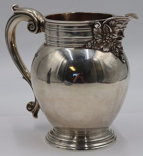 SILVER. Mappin & Webb English Silver Pitcher.