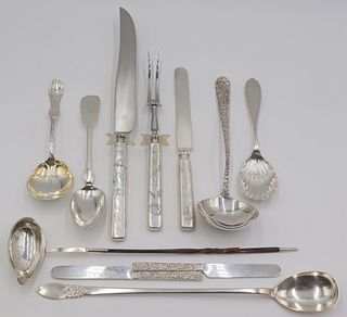 STERLING. Assorted Grouping of Sterling Flatware.