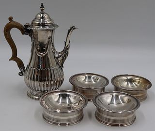 SILVER. Assorted English Silver Tablewares.