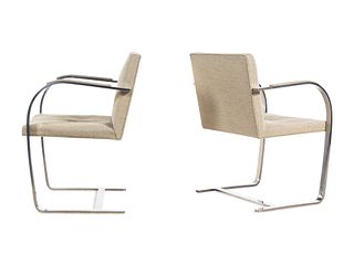 Ludwig Mies van der Rohe
(German-American, 1886-1969)
Pair of Brno Chairs,Knoll International, USA