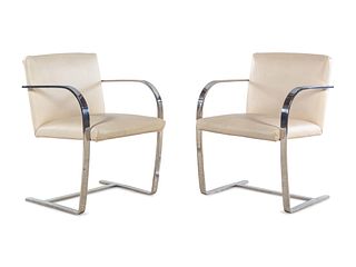 Ludwig Mies van der Rohe
(German-American, 1886-1969)
Pair of Brno Chairs