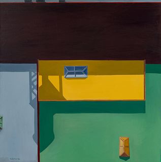 William Barron
(American, 20th century)
Yellow Rooftop, 1980
