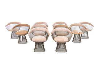 Warren Platner
(American, 1919-2006)
Set of Ten Dining Chairs, Knoll, USA