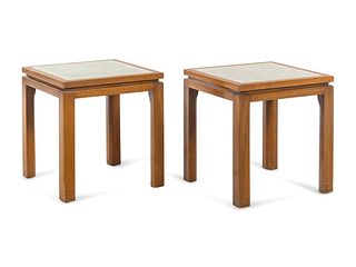 Harvey Probber 
(American, 1922-2003)
Pair of Side Tables, Probber Inc. USA