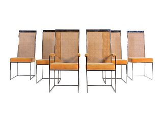 Milo Baughman
(American, 1923-2003)
Set of Six Dining Chairs