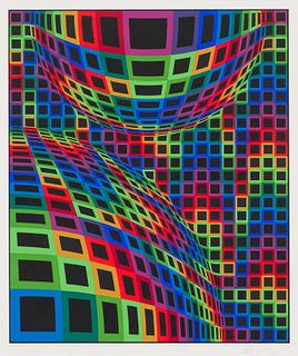 Victor Vasarely  Untitled from Album International 2