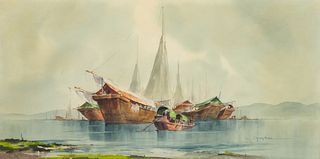 Gerry Peirce  Untitled (boats)
