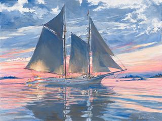 Peter Van Dusen  Sunset Sailing