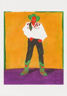 Fritz Scholder  Hollywood Cowboy in Roma