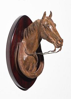 Mehl Lawson  Bridle Horse Head Doorknocker