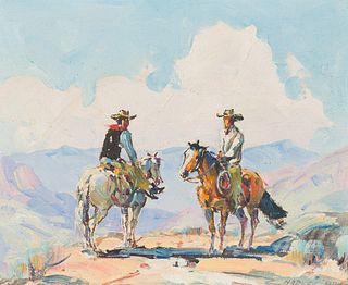 Marjorie Reed  Two Cowboys