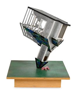 Dennis Oppenheim(American, 1938-2011)Device to Root Out Evil (maquette), 1997