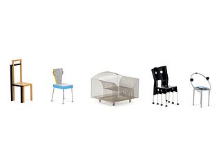 Vitra
21st Century
Collection of Five Miniatures, c. 2000