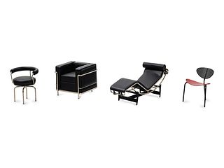 Vitra
21st Century
Collection of Four Miniatures, c. 2000
