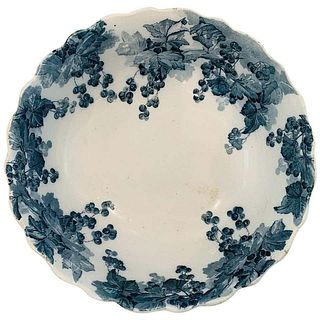 Large English Bowl By Ridgways Royal Semi Porcelain 16D