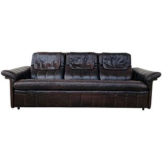 3-Seat Leather Sofa by De Sede, Switzerland