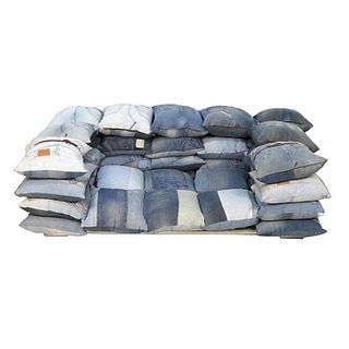 LEVI'S JEANS TWO-SEATER SOFA