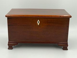 Miniature Chippendale Mahogany Blanket Chest, c.1790