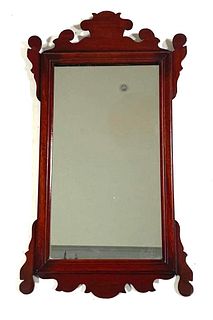 Chippendale Mahogany Style Mirror