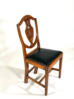 Country Sheraton Fruitwood Side Chair, c.1800.