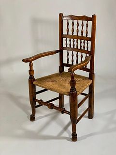 English Country Oak Armchair, 18th/19thc.