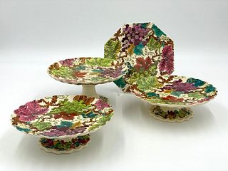 Group of Copeland Ceramic Cake Plates, 19thc.