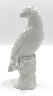Berlin KPM Porcelain Blanc de Chine Parrot Figure, 19thc.