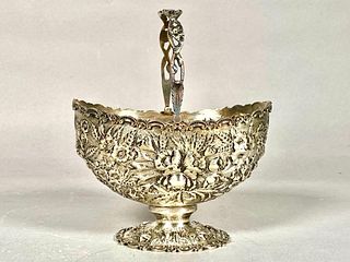 S.Kirk and Son Sterling Silver Repousse Basket