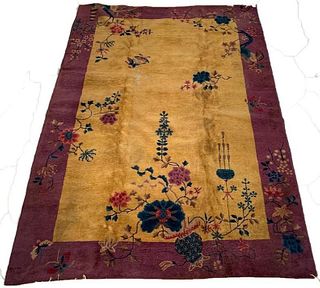 Chinese Wool Carpet, 1930's, 8'4 x 5'10