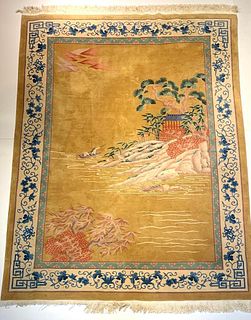 Chinese Scenic Carpet 12' 6" x 8'11”