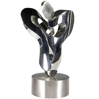 Free-Form Stainless Steel Sculpture by Michael Oguns