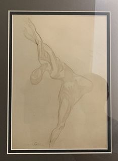 Dancing Figure Composition by Maurice Sterne ca 1930