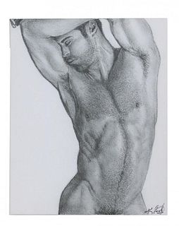 Kevin Ford Figurative Male Nude Glecee, Artist Proof