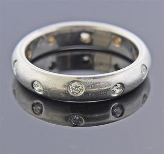 Tiffany &amp; Co Platinum Diamond Etoile Band Ring