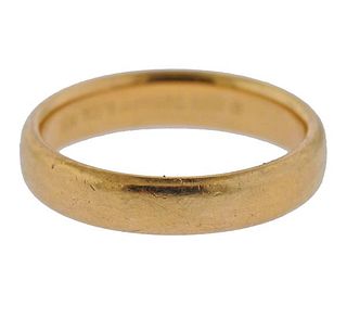 Tiffany &amp; Co 18K Gold Wedding Band Ring