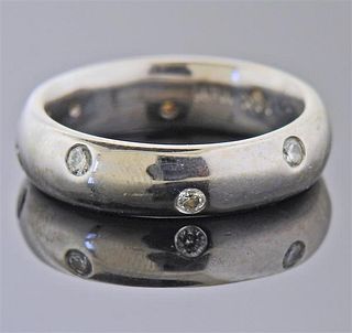 14K Gold Diamond Wedding Band Ring