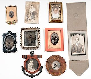 Picture Frames with Vintage Photographs, Plus 