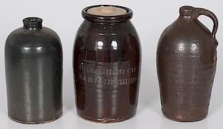 Donaghho Co. Stoneware Jar, Plus 