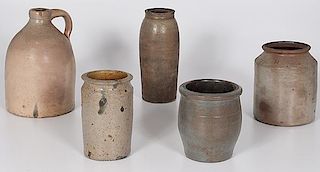 Stoneware Jars, Bottle and Jug 