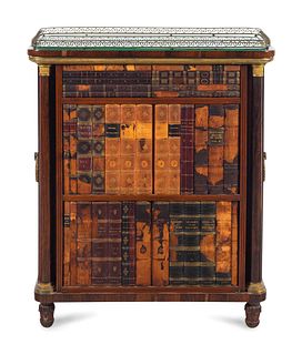 An Empire Gilt Bronze Mounted Rosewood Cabinet