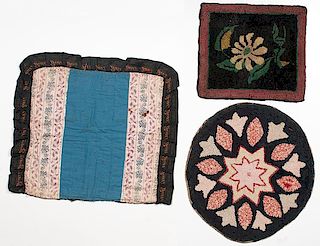Folk Art Hooked Rugs, Plus 