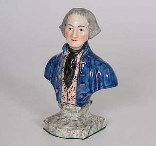 Staffordshire Bust of George Washington 