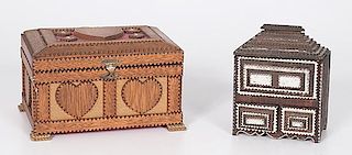 Tramp Art Boxes 