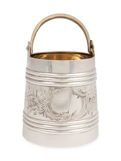A Russian Silver Ice Bucket