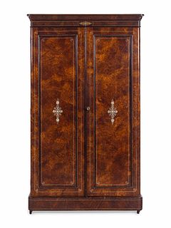 A Scottish Grain-Painted Gentleman's Wardrobe Cabinet