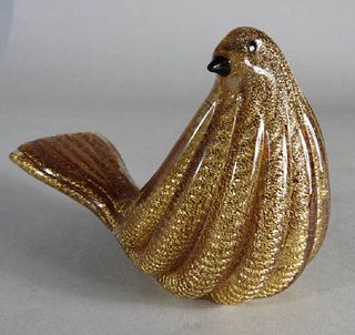 Ercole BAROVIER Glass Bird, Ca. 1950