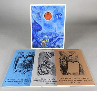 Four Signed Books, Marc Chagall