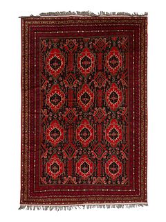 A Persian Bokhara Wool Rug