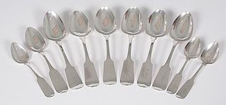 New York Coin Silver Spoons 